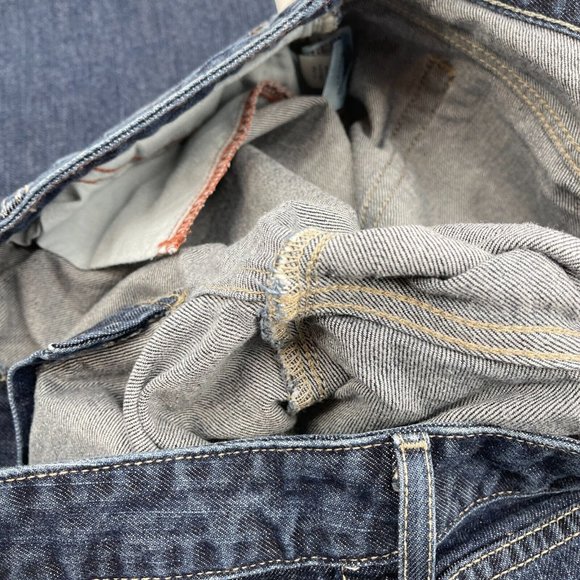 Eddie Bauer Jeans 14 Womens Straight Leg Natural Denim Blue Casual Plus Preppy - Picture 14 of 16